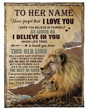 I BELIEVE IN YOU - BEST GIFT FOR DAUGHTER Fleece Blanket tile