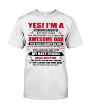 HE IS MY BEST FRIEND - LOVELY GIFT FOR DAUGHTER Premium Fit Mens Tee tile