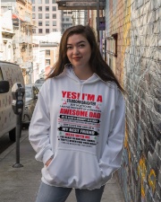 HE IS MY BEST FRIEND - LOVELY GIFT FOR DAUGHTER Hooded Sweatshirt lifestyle-unisex-hoodie-front-1