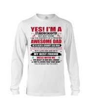 HE IS MY BEST FRIEND - LOVELY GIFT FOR DAUGHTER Long Sleeve Tee tile