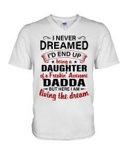 I NEVER DREAMED - PERFECT GIFT FOR DAUGHTER V-Neck T-Shirt tile