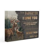 Just Do Your Best - Lovely Gift For Daughter 14x11 Gallery Wrapped Canvas Prints front