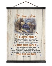 NEVER FORGET THAT I LOVE YOU Hanging Canvas tile