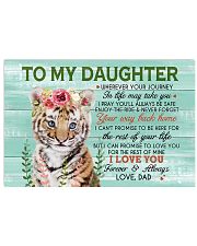 Your Way Back Home - Special Gift For Daughter Horizontal Poster tile