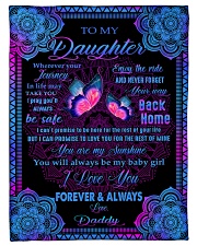 I LOVE YOU FOREVER AND ALWAYS Fleece Blanket tile