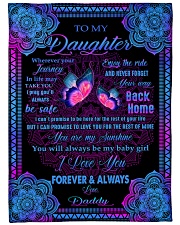 I LOVE YOU FOREVER AND ALWAYS Large Fleece Blanket - 60" x 80" front