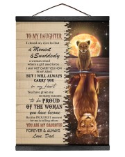 CARRY YOU IN MY HEART - GREAT GIFT FOR DAUGHTER 12x16 Black Hanging Canvas thumbnail