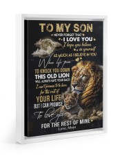 I BELIEVE IN YOU - GREAT GIFT FOR SON FROM MOJO Floating Framed Canvas Prints White tile