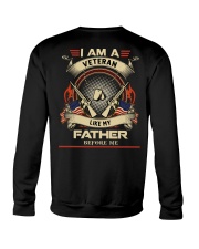I AM A VETERAN - PERFECT GIFT FOR FATHER Crewneck Sweatshirt tile