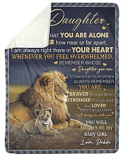 Loved More Than You Know - Best Gift For Daughter Sherpa Fleece Blanket tile