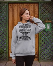 I Am A Stubborn Daughter - Best Gift For Daughter Hooded Sweatshirt apparel-hooded-sweatshirt-lifestyle-02
