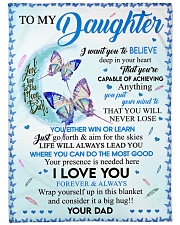 Where You Can Do The Most Good - Amazing Gift For Daughter Large Fleece Blanket - 60" x 80" front