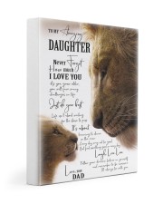 I LOVE YOU - BEST GIFT FOR DAUGHTER 11x14 Gallery Wrapped Canvas Prints front
