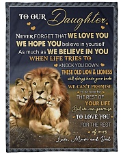 I Believe In You - Amazing Gift For Daugher Large Fleece Blanket - 60" x 80" front
