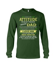 I Get My Attitude From My Freakin' Awesome Dad - Best Gift For Daughter Long Sleeve Tee tile