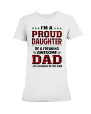 I'M A PROUD DAUGHTER - AMAZING GIFT FOR DAUGHTER Premium Fit Ladies Tee tile
