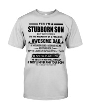 LOVES ME UNCONDITIONALLY - AMAZING GIFT FOR SON Premium Fit Mens Tee tile