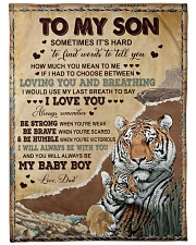 I LOVE YOU ALWAYS REMEMBER - AMAZING GIFT FOR SON Large Fleece Blanket - 60" x 80" front
