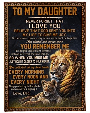 SO WHEN YOU MISS ME - AMAZING GIFT FOR DAUGHTER Large Fleece Blanket - 60" x 80" front