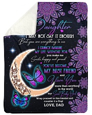 MY BEST FRIEND - BEAUTIFUL GIFT FOR DAUGHTER Sherpa Fleece Blanket tile