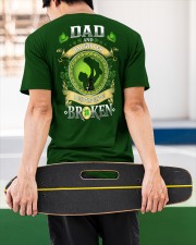 Dad And Daughter A Bond That Can't Be Broken Classic T-Shirt apparel-classic-tshirt-lifestyle-back-67