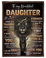 The Most Important Thing - Lovely Gift For Daughter Fleece Blanket tile
