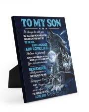 I'll Always Be With You - Amazing Gift For Son Easel-Back Gallery Wrapped Canvas tile