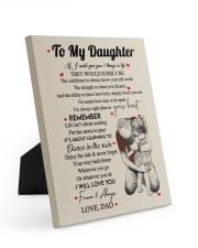 I WILL LOVE YOU FOREVER - GREAT GIFT FOR DAUGHTER Easel-Back Gallery Wrapped Canvas tile