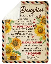 I Want You To Know I Love You - Special Gift For Daughter Sherpa Fleece Blanket tile