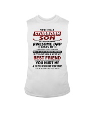 HE IS MY BEST FRIEND - BEST GIFT FOR SON Sleeveless Tee tile