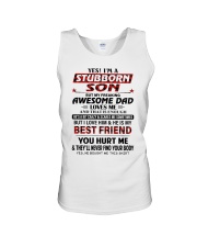 HE IS MY BEST FRIEND - BEST GIFT FOR SON Unisex Tank tile