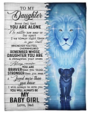 MY BABY GIRL - TO DAUGHTER FROM DAD Fleece Blanket tile