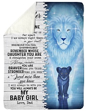 MY BABY GIRL - TO DAUGHTER FROM DAD Sherpa Fleece Blanket tile