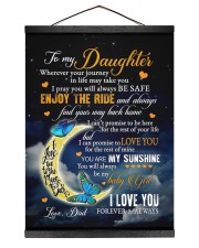 I PRAY YOU WILL ALWAYS BE SAFE 12x16 Black Hanging Canvas thumbnail