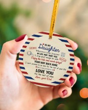 THE REST OF YOUR LIFE - BEST GIFT FOR DAUGHTER Circle ornament - single (porcelain) aos-circle-ornament-single-porcelain-lifestyles-09