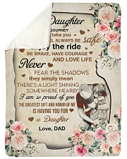 I AM SO PROUD OF YOU - GREAT GIFT FOR DAUGHTER Sherpa Fleece Blanket tile