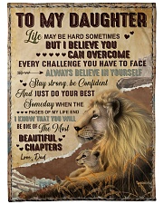 Believe In Yourself - Amazing Gift For Daughter Large Fleece Blanket - 60" x 80" front
