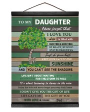 Enjoy The Ride And Your Way Back Home - Lovely Gift For Daughter Hanging Canvas tile