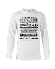 LOVES ME UNCONDITIONALLY - BEST GIFT FOR DAUGHTER Long Sleeve Tee tile
