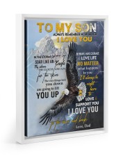 ALWAYS REMEMBER HOW MUCH I LOVE YOU Floating Framed Canvas Prints White tile