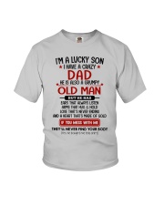 LOVE NEVER ENDING - LOVELY GIFT FOR SON Youth T-Shirt front