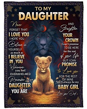 I LOVE YOU - AMAZING GIFT FOR DAUGHTER Large Fleece Blanket - 60" x 80" front
