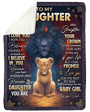 I LOVE YOU - AMAZING GIFT FOR DAUGHTER Sherpa Fleece Blanket tile