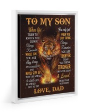 You Are Stay Strong Stay Positive And Never Give Up - Best Gift For Son Floating Framed Canvas Prints White tile
