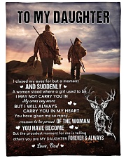 CARRY YOU IN MY HEART - LOVELY GIFT FOR DAUGHTER Large Fleece Blanket - 60" x 80" front