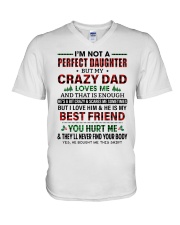 I Love Him - Amazing Gift For Daughter V-Neck T-Shirt tile