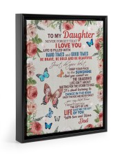 1 DAY LEFT - GET YOURS NOW Floating Framed Canvas Prints Black tile
