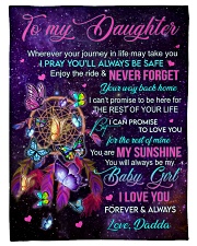 NEVER FORGET YOUR WAY BACK HOME Fleece Blanket tile