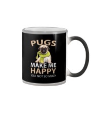 Buy Pugs Makes Me Happy You Not So Much Funny Pug Color Changing Mug thumbnail