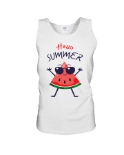 Hello Summer Watermelon Funny T-shirt Unisex Tank thumbnail